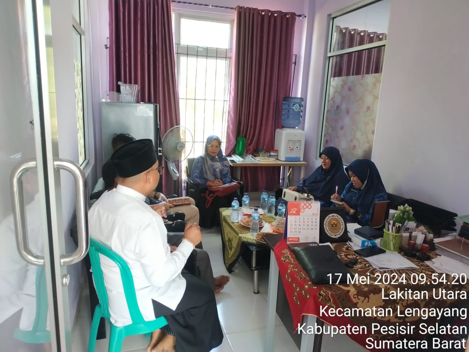 Sosialisasi PKTD ( padat karya tunai desa) pendidikan keagamaan pondok pesantren hijrah Medinah di K