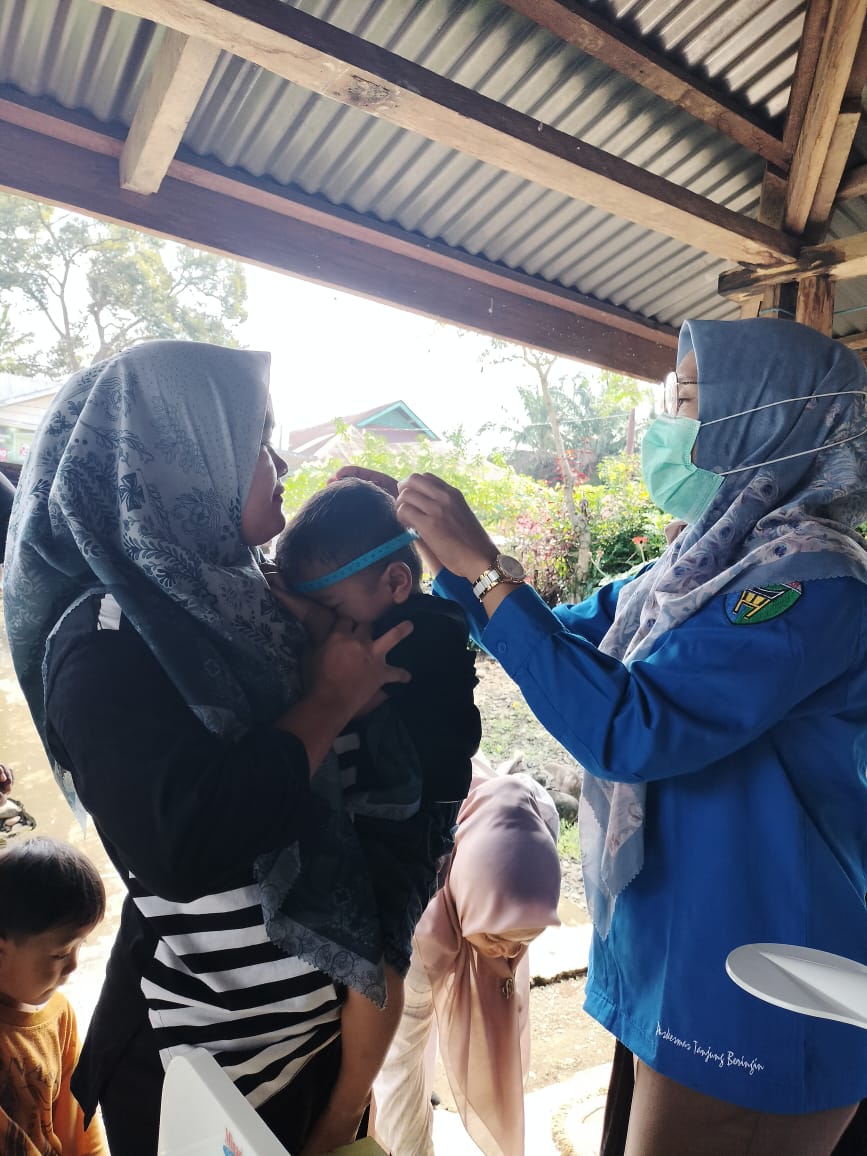 Kegiatan SDDTK di Posyandu Nagari lunang puskemas  tanjung beringin