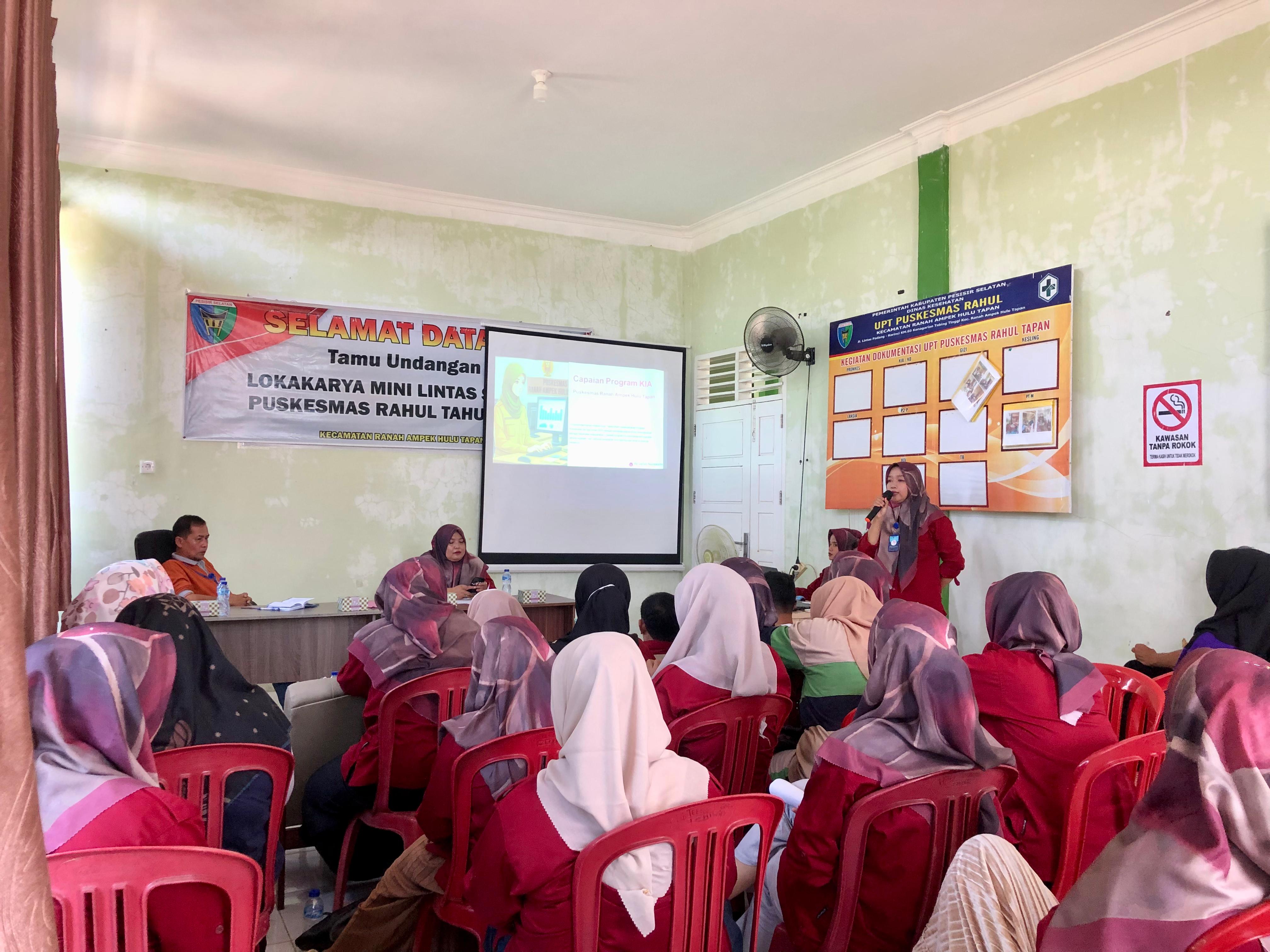 LOKAKARYA MINI BULANAN DI UPT PUSKESMAS RAHUL