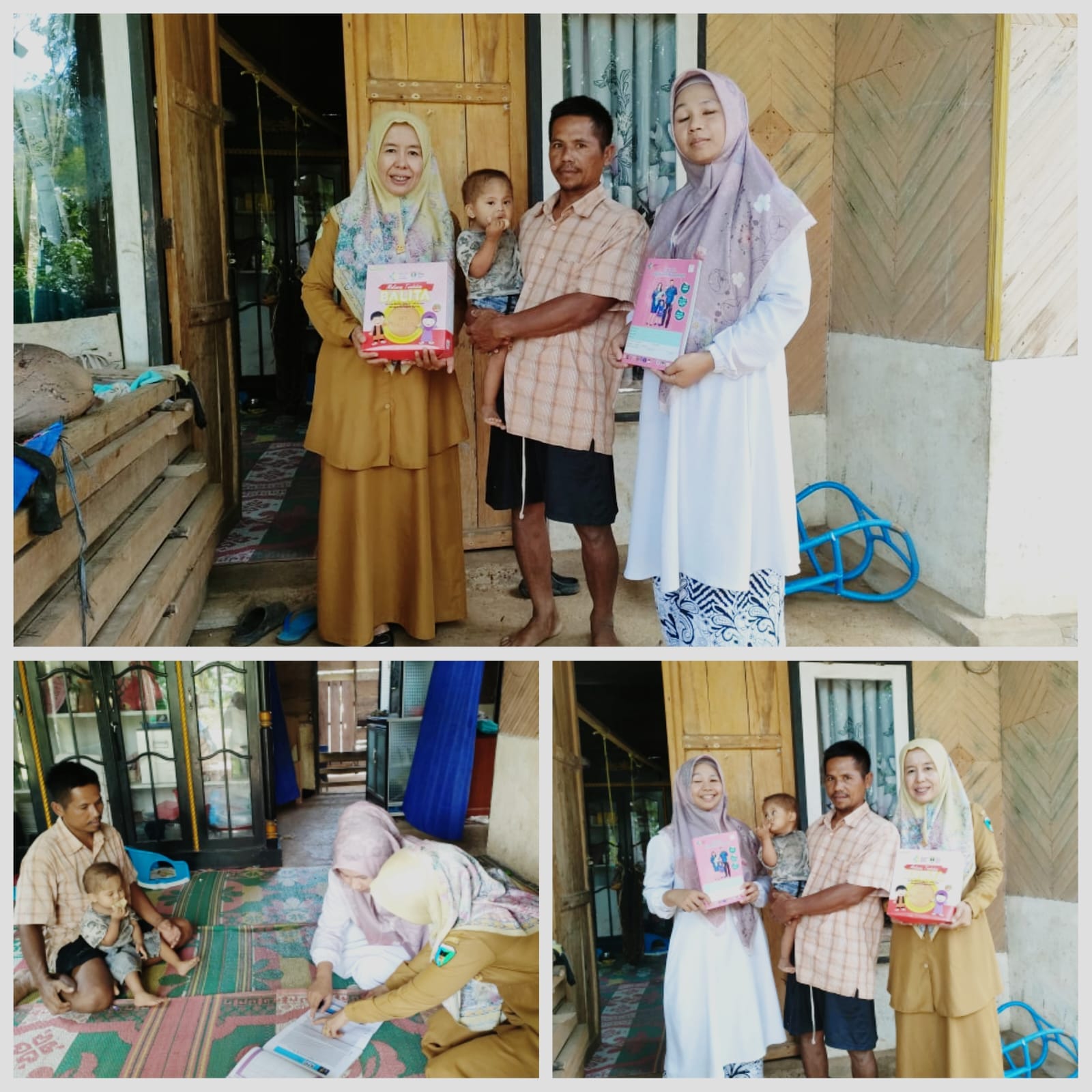 PKM Airpura Kunjungan rumah Anak gizi kurang /TUMBANG Nagari Damar lapan batang 
