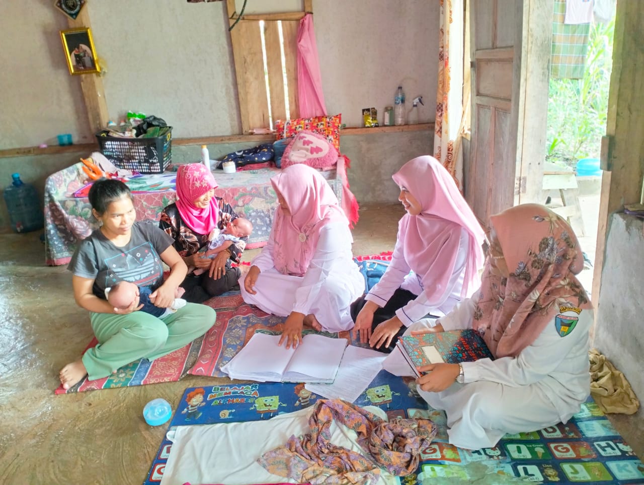 Kunjungan Neonatus dengan  MTBM di rumah Pasien  Transmigrasi wilayah kerja Puskesmas Kayu gadang