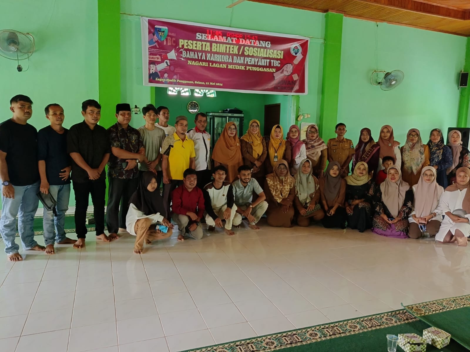 PUSKESMAS AIR HAJI Kegiatan Sosialisasi Bahaya Narkoba dan Penyakit TBC di Nagari Lagan Mudik Pungga
