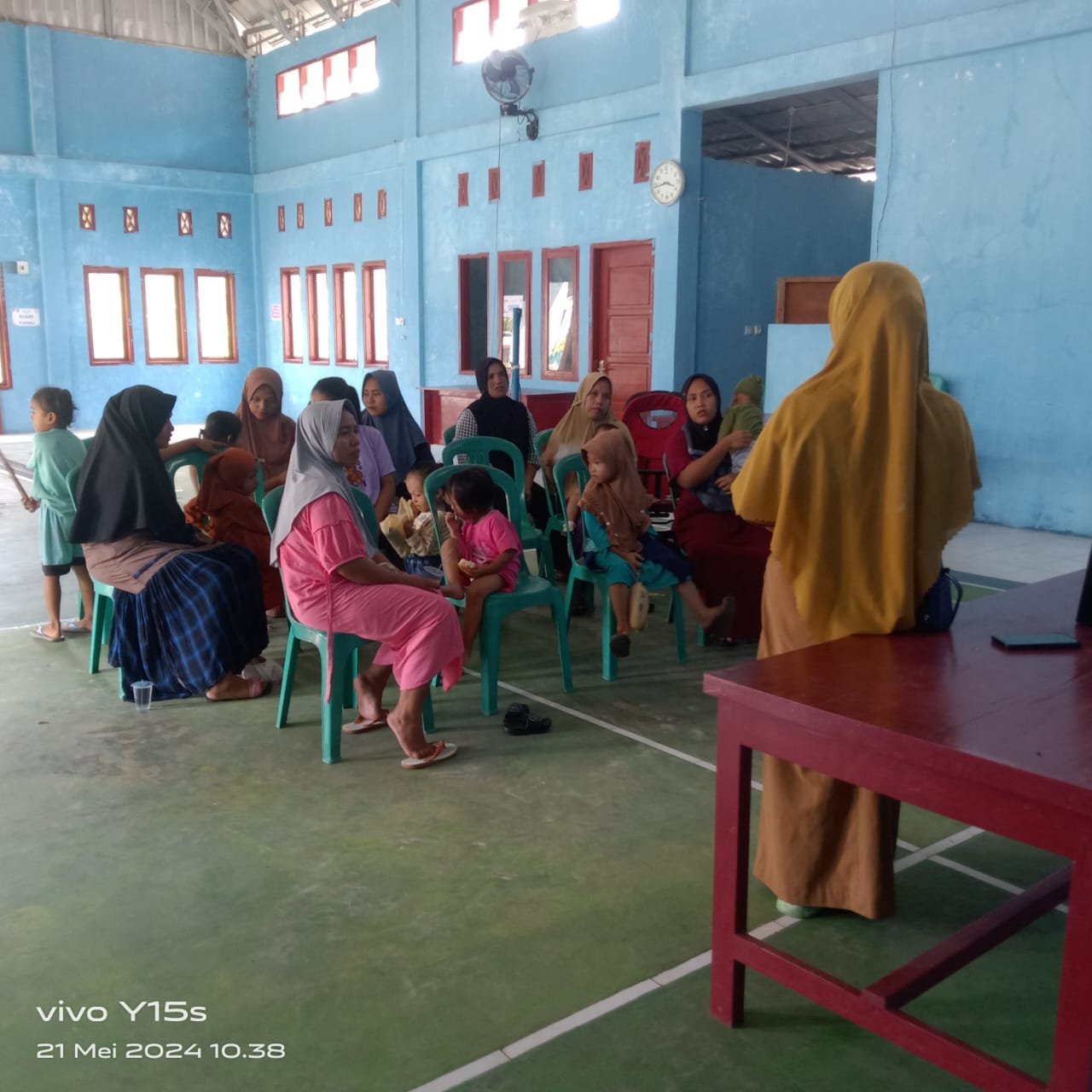Puskesmas Air Haji  Pelaksanaan Pertemuan Kelas Ibu balita di Muaro gadang