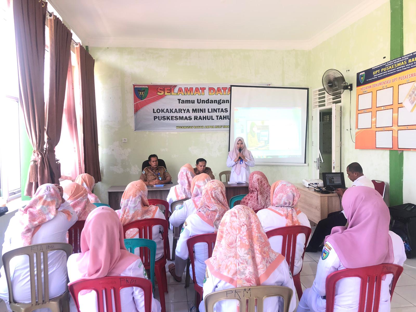 PERTEMUAN PRA LOKMIN PELAKSANA PROGRAM UKM PUSKESMAS RAHUL