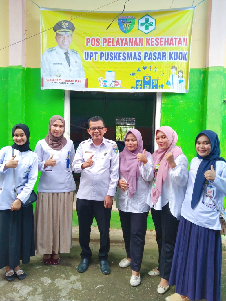 PUSKESMAS PASAR KUOK KEGIATAN PELAKSANAAN PELAYANAN KESEHATAN PADA HARI PASAR di GEDUNG SERBAGUNA TA