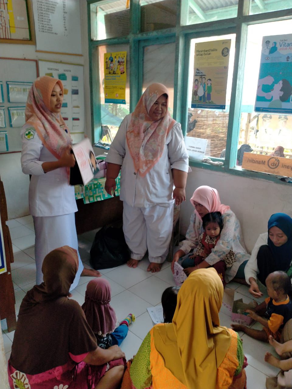 Pelaksanaan kegiatan penyuluhan P2GP di posyandu Nagari Tebing Tinggi Tapan di wilayah kerja puskesm