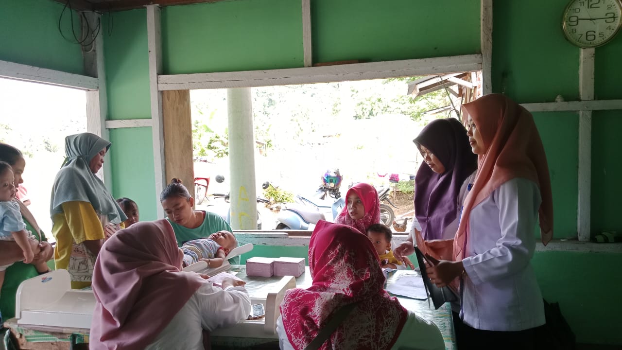 Penyuluhan P2GP di posyandu Nagari Sungai Gambir Sako Tapan di wilayah kerja puskesmas Rahul Tapan