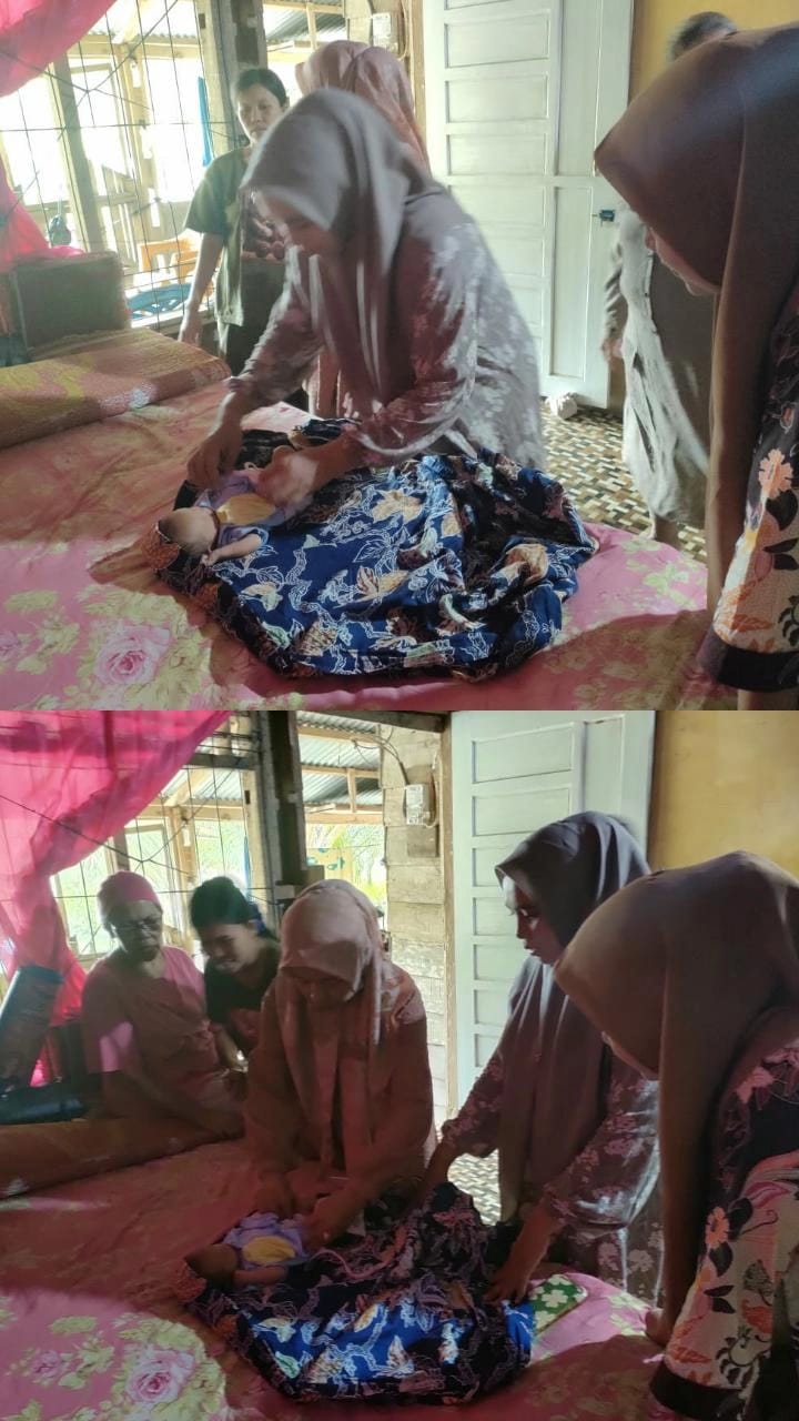 KEGIATAN KUNJUNGAN RUMAH PADA BAYI BBLR PUSKESMAS AIRPURA