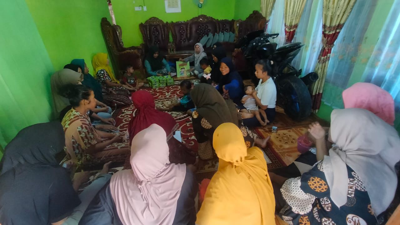 Puskesmas Pasar Kuok Kelas Balita di Kampung Induriang Poskesri Jalamu