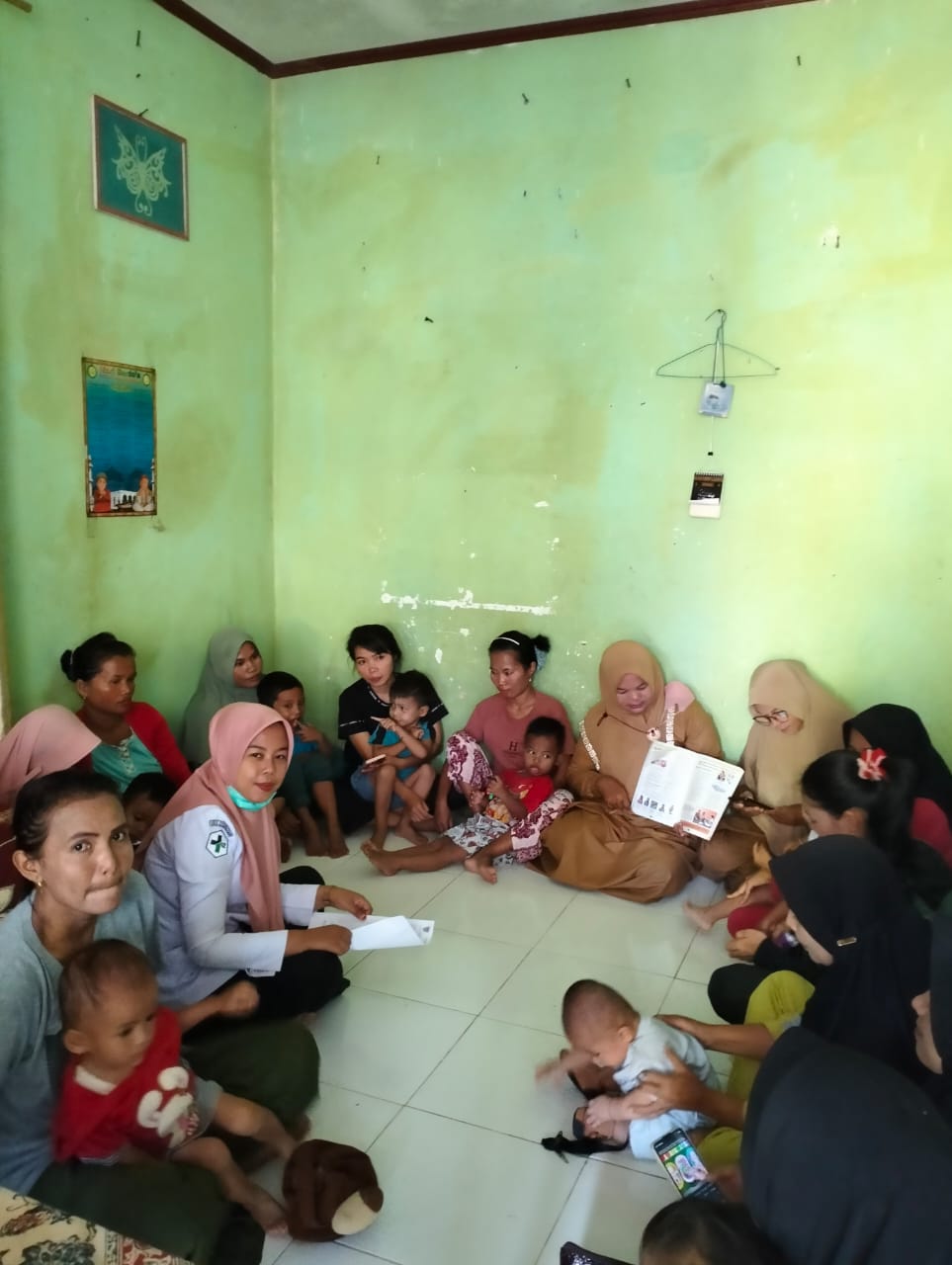 Puskesmas Kayu gadang Melakukan kelas Ibu Balita ke  Kampung Tanjung Gadang Pertemuan 1 