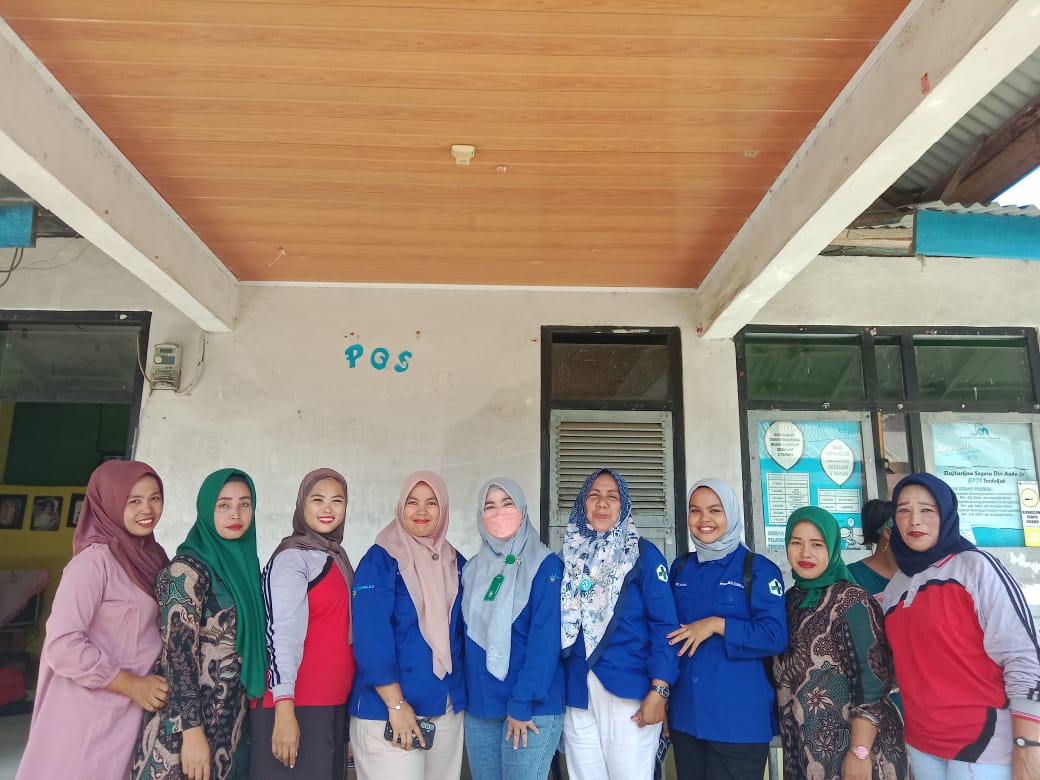 Pelaksanaan Posyandu karang indah Kenagarian  Sungai Pinang wilayah kerja Puskesmas Tarusan
