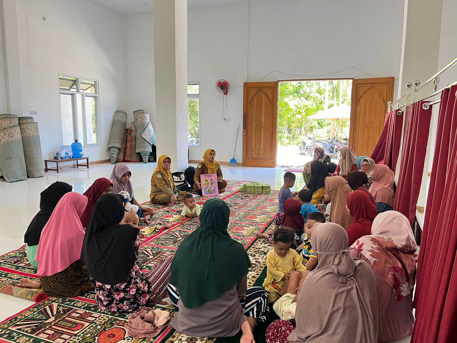 Puskesmas Pasar Kuok Kelas Balita di Ujung Batu Poskesri Ujung Batu