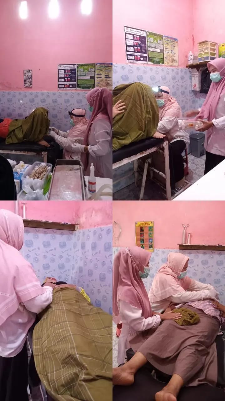 PKM Airpura Deteksi Dini Kanker Serviks dan Kanker Payudara melalui Pemeriksaan IVA Test dan Sadanis