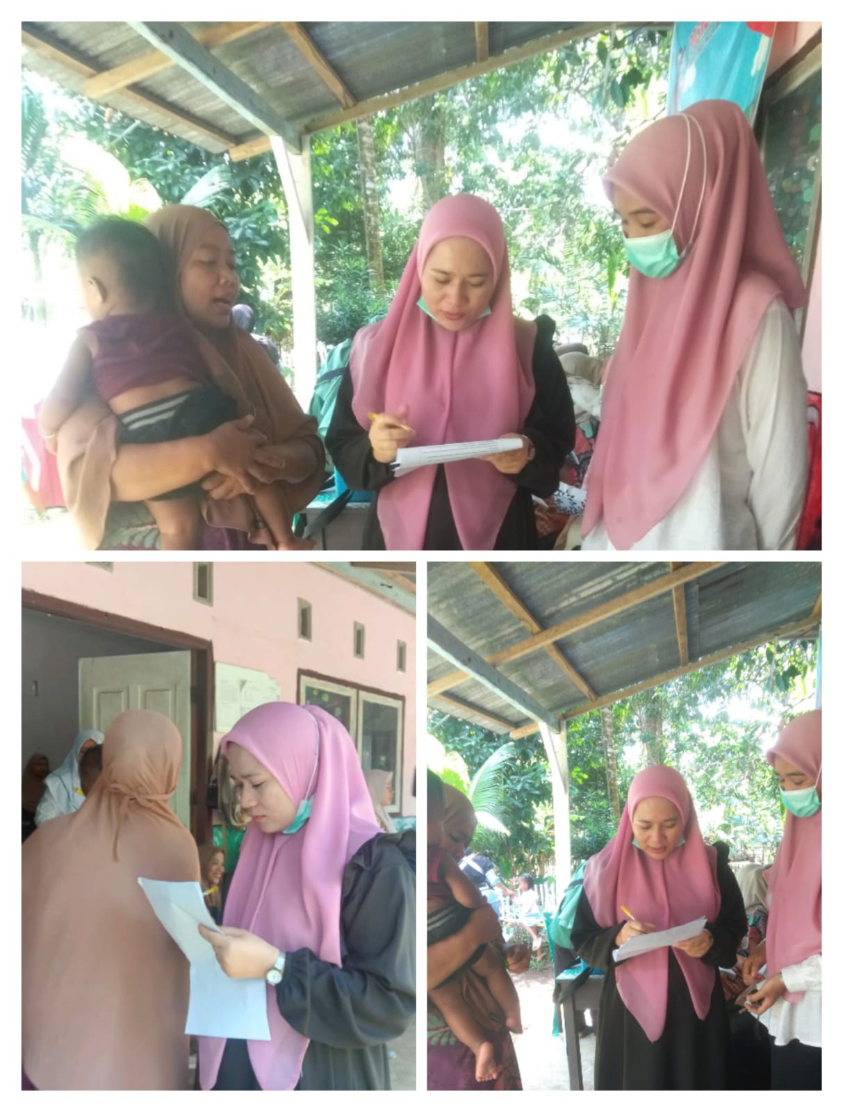 Puskesmas Airpura Pendampingan pemberian MPASI dan ASI Eksklusif Ke posyandu Rambutan