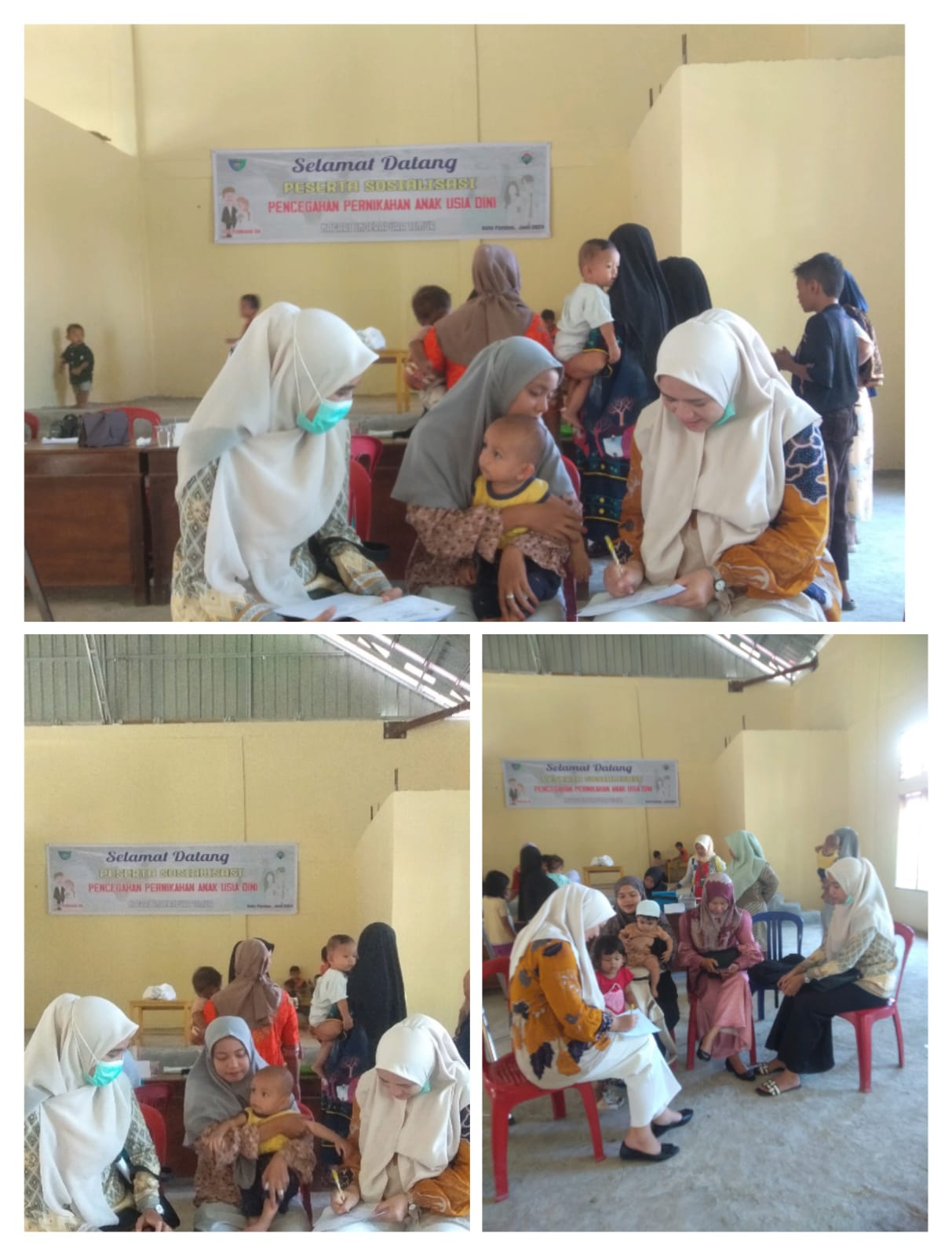 Pendampingan pemberian MPASI dan ASI Eksklusif Ke posyandu Mangga I Puskesmas Airpura