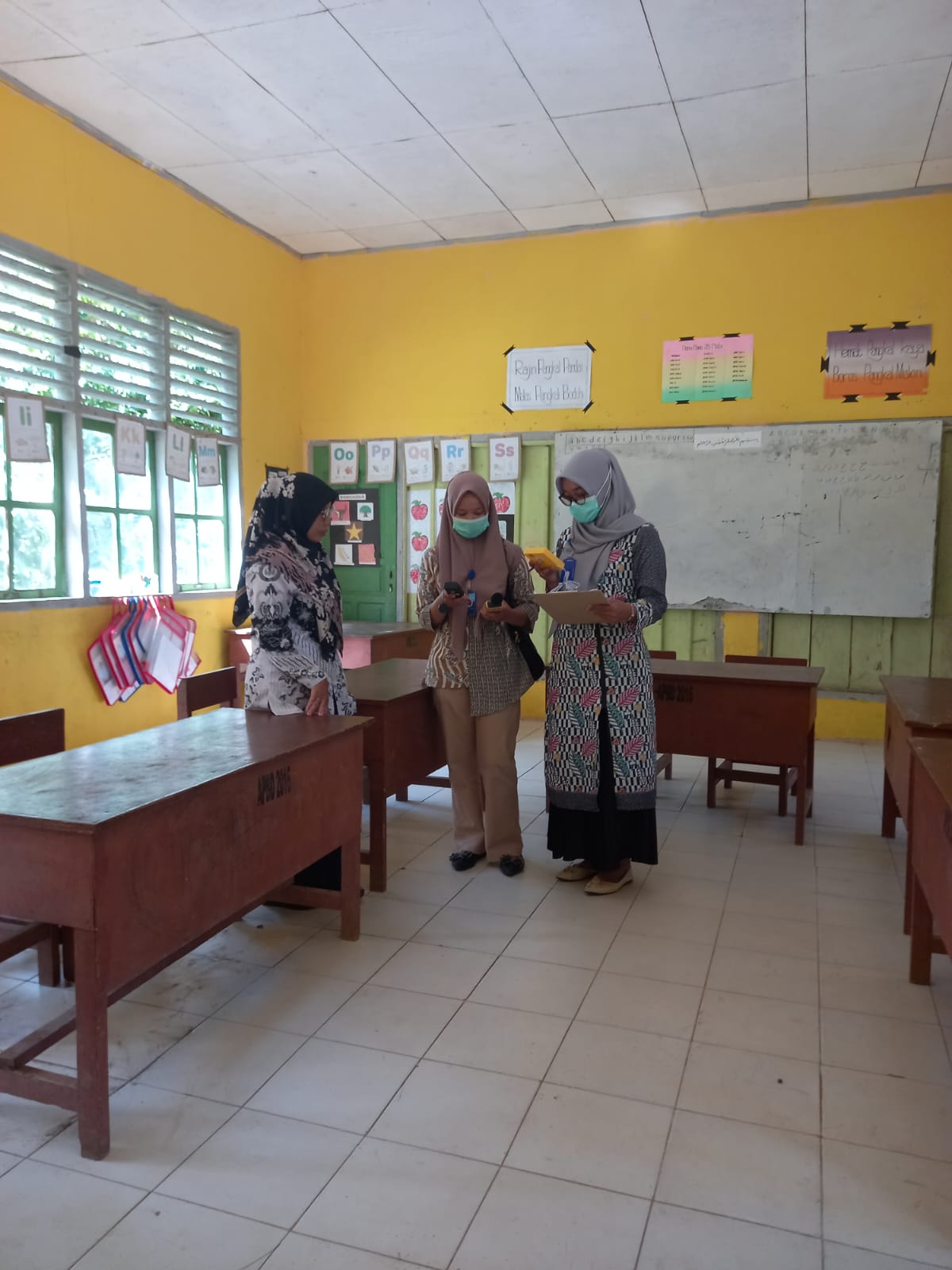 Inspeksi Kesehatan Lingkungan di Sekolah Puskesmas Rahul