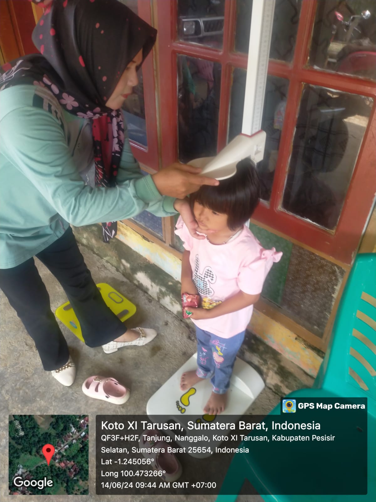 Pelaksanaan Posyandu bunga tanjung 3 Kenagarian  Nanggalo wilayah kerja Puskesmas Tarusan