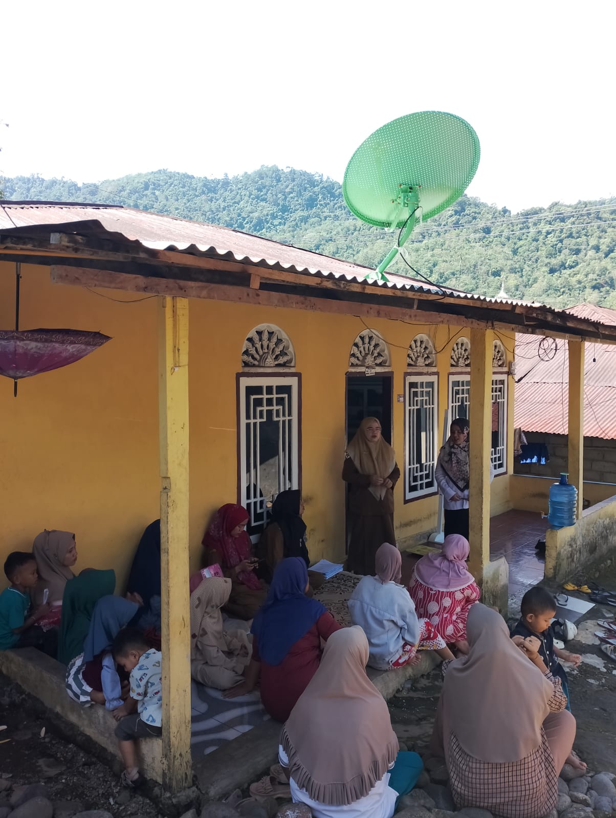 Puskesmas Koto Berapak melaksanakan hari Pertama pemberian PMT pangan Lokal di seluruh kenagarian