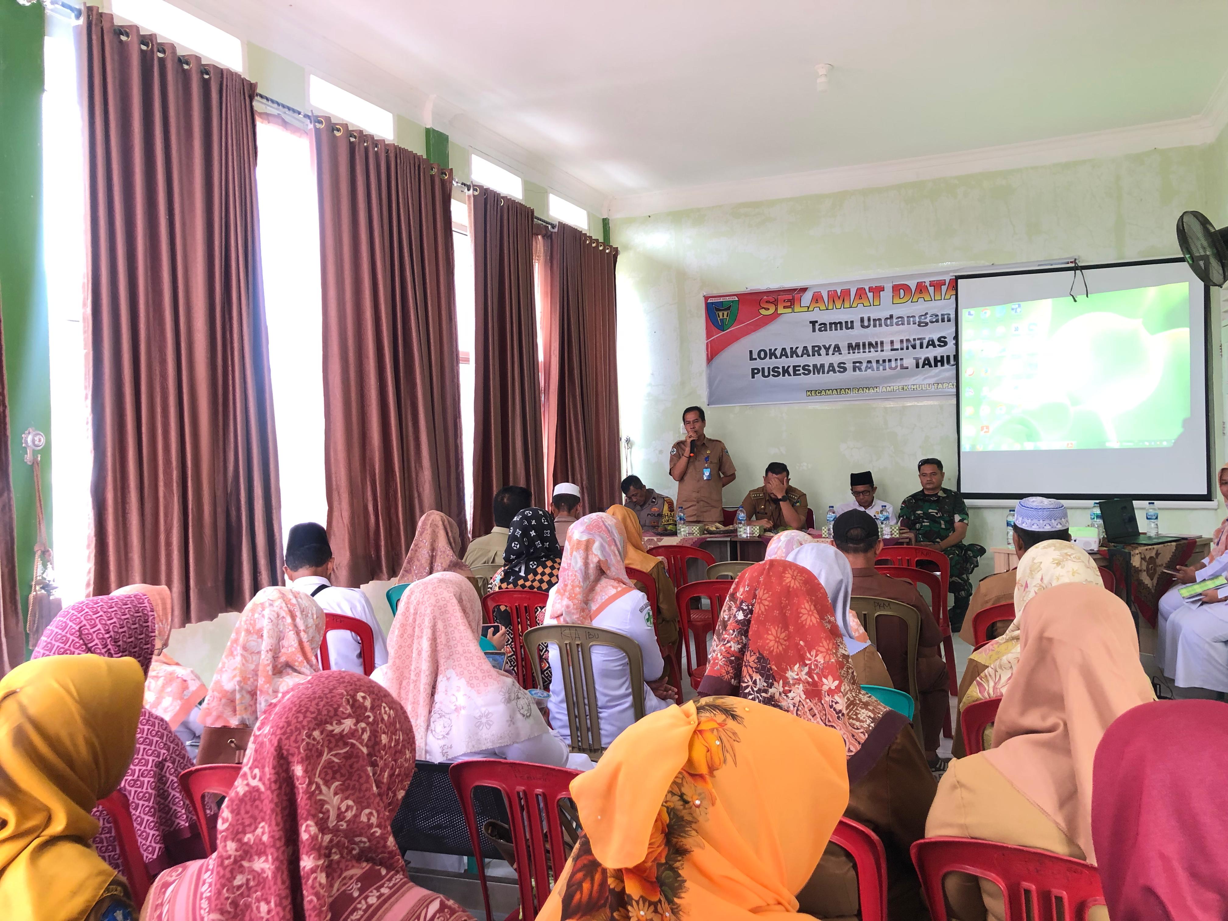 UPT Puksemas Ranah Ampek Hulu Tapan Melaksanakan Sosialisasi Pekan Imunisasi Nasional (PIN) Polio Ke