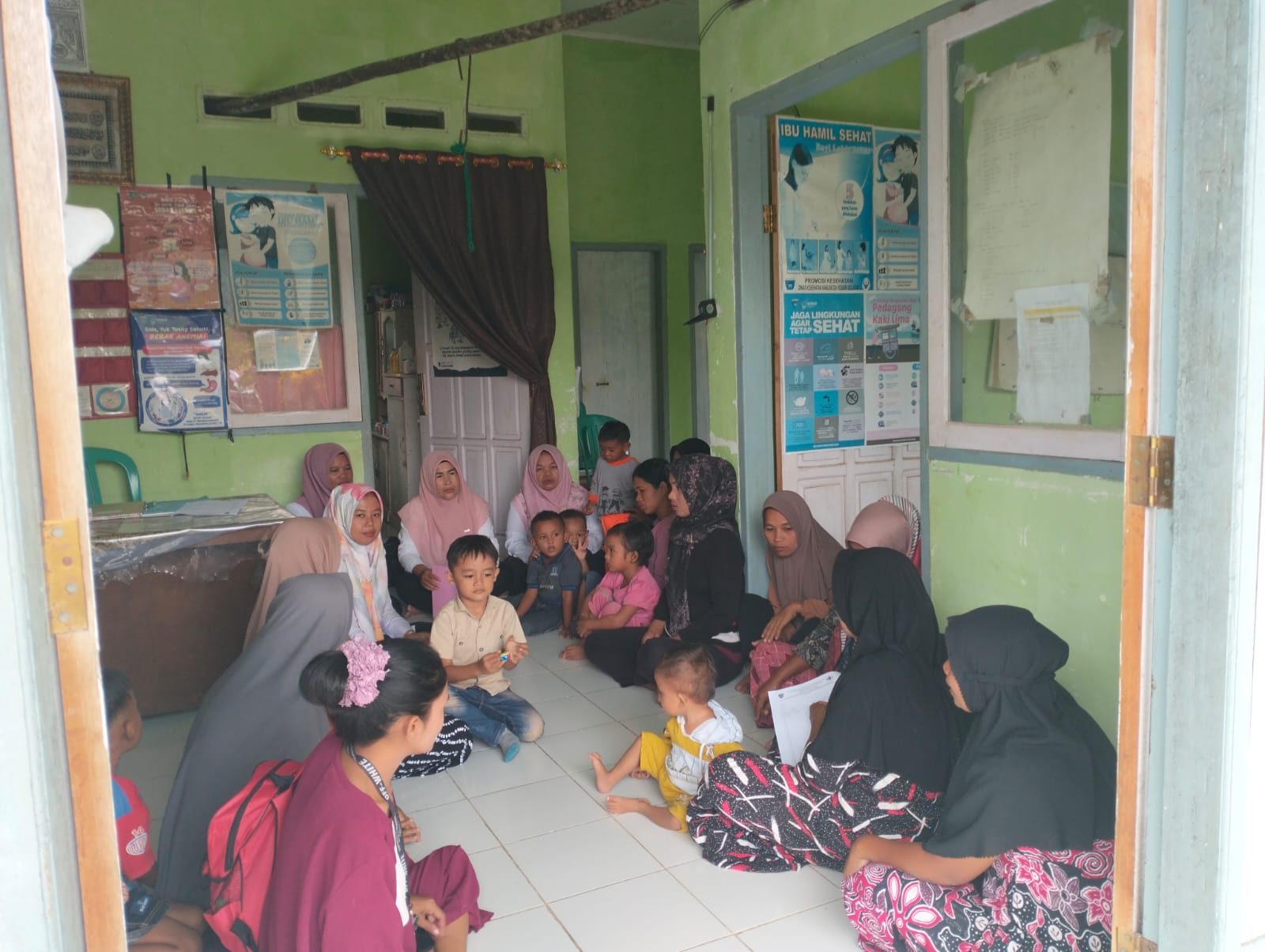Puskesmas Kayu gadang Melakukan kelas Ibu Balita ke  Kampung Bukit kaciak 