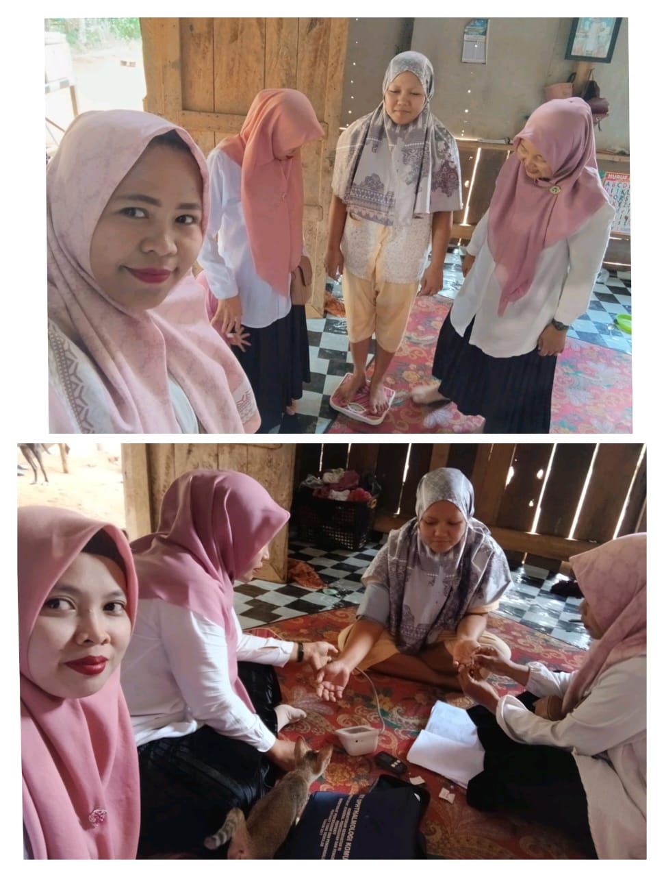 Program PTM melaksanakan Skrining Usia Produktif di Nagari Muara Inderapura  Puskesmas Airpura