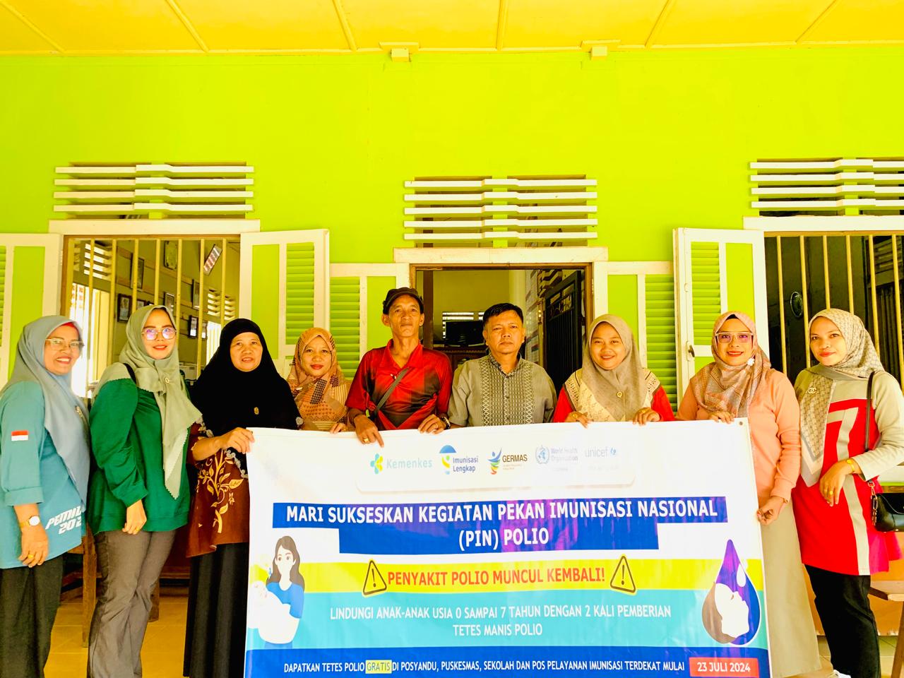  Sosialisasi Pekan Imunisasi Nasional (PIN) Polio Kepada Pihak Nagari dan Pihak Sekolah Di Wilayah K