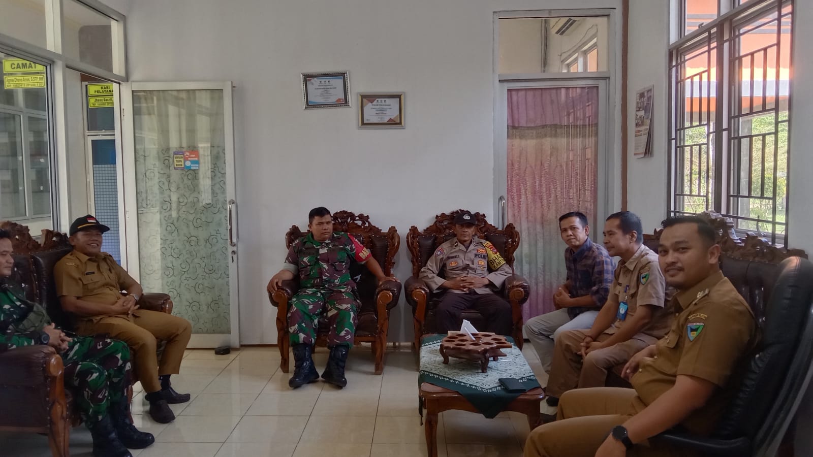 KOORDINASI LINSEK SEHARI SEBELUM PIN POLIO KEC. RANAH AMPEK HULU TAPAN