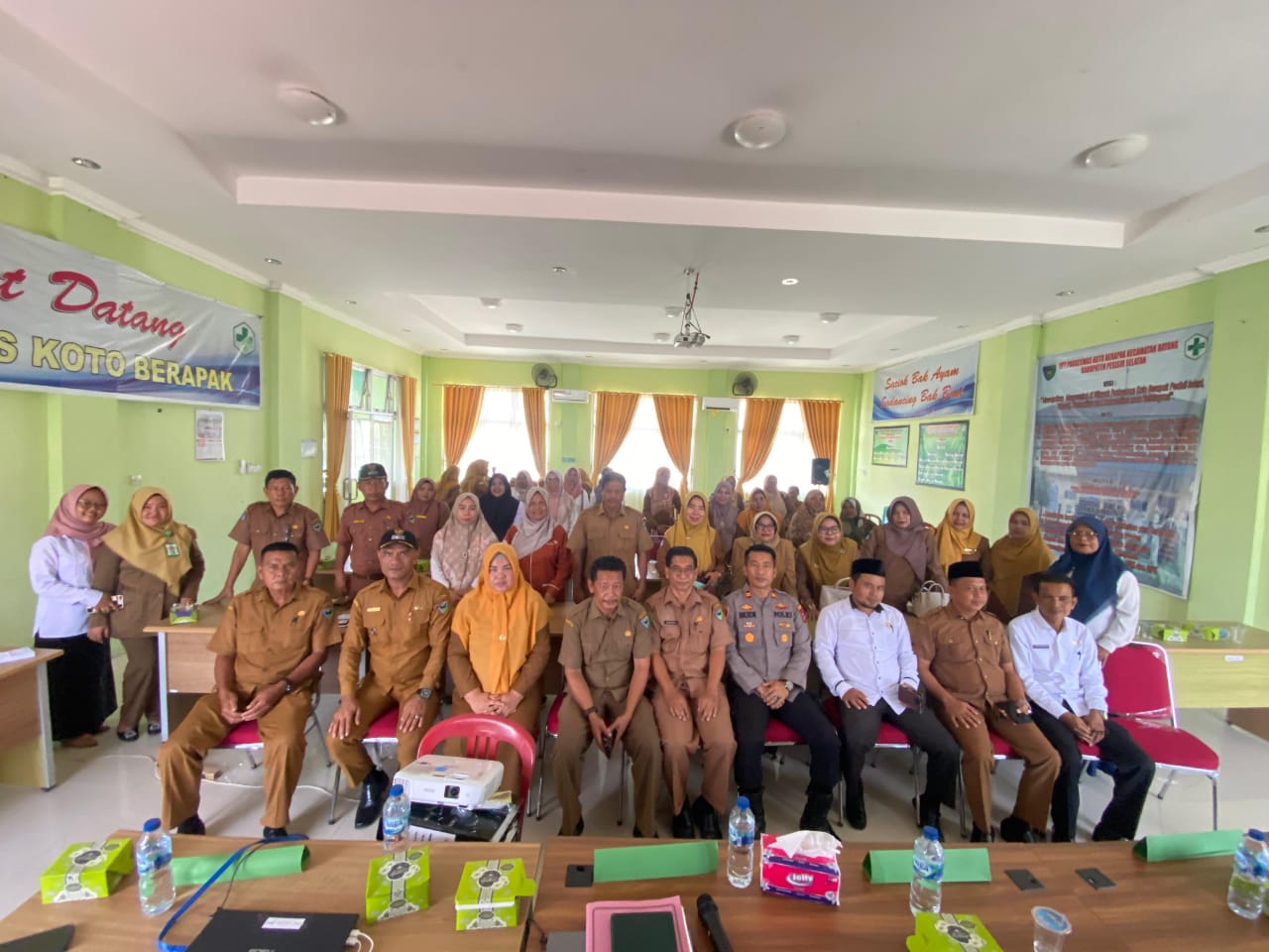 Puskesmas Koto Berapak melaksanakan kegiatan Lokmin Lintas Sektoral 