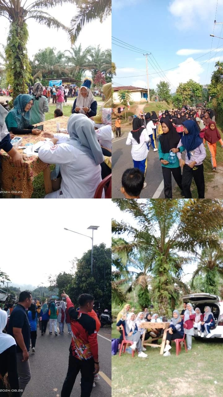 Jalan Santai Memperingati HUT RI ke-79 Tahun 2024 Kecamatan Rahul
