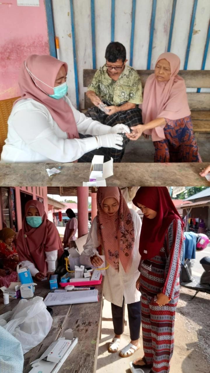  Kegiatan Skrining Penyakit Tidak Menular dan Posbindu Lansia Di Nagari Koto Nan Tigo Selatan