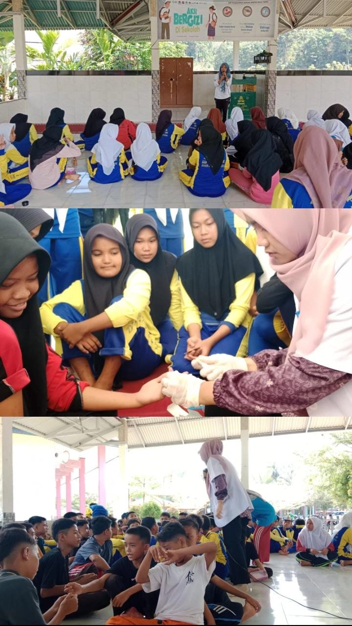 AKSI BERGIZI DI SMP NEGERI 3 RANAH AMPEK HULU TAPAN