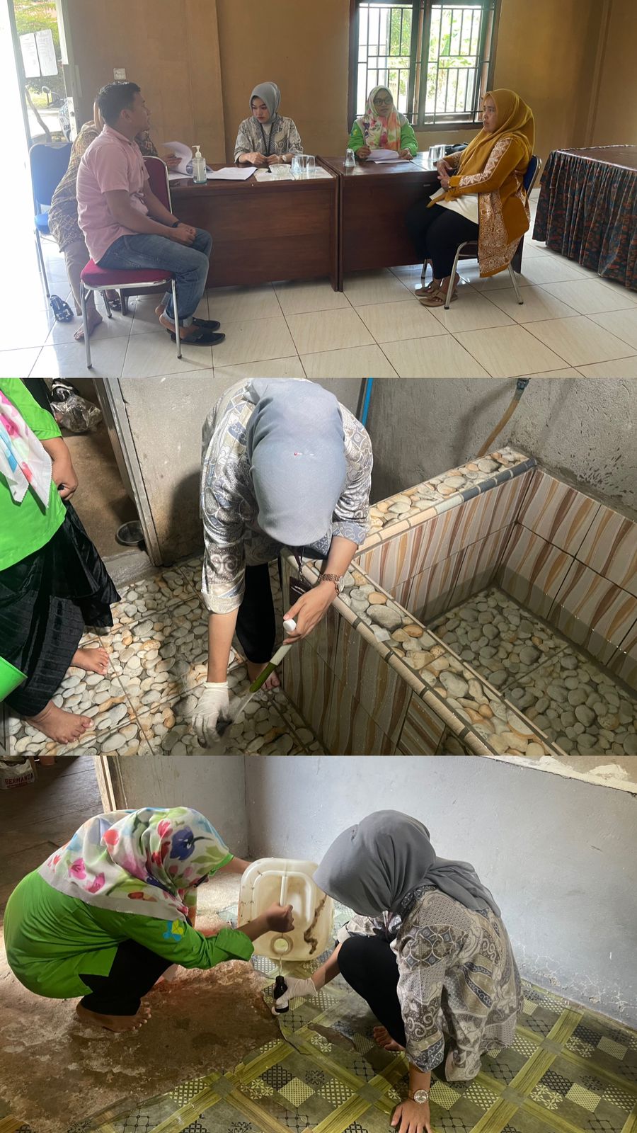 Kegiatan Inspeksi Kesehatan Lingkungan ( IKL ) Di Nagari Silaut