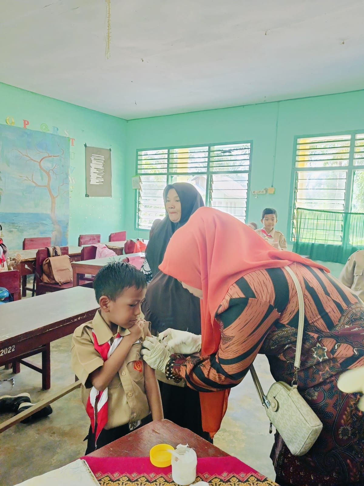 Pelaksanaan Bulan Imunisasi Anak Sekolah (BIAS)  Di Puskesmas Air Haji 