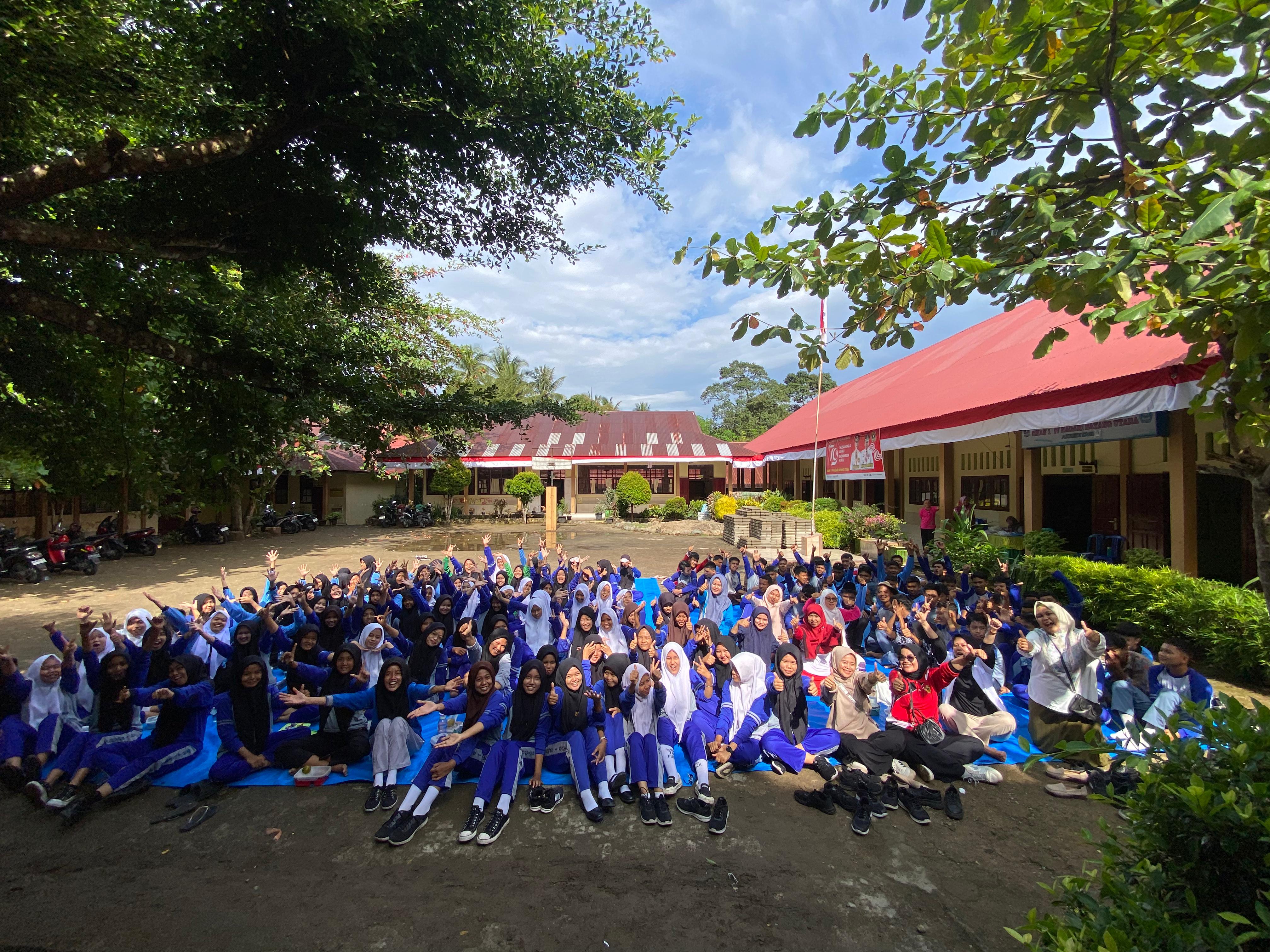 KEGIATAN AKSI BERGIZI DI SMAN I BAYANG UTARA, PUSKESMAS ASAM KUMBANG