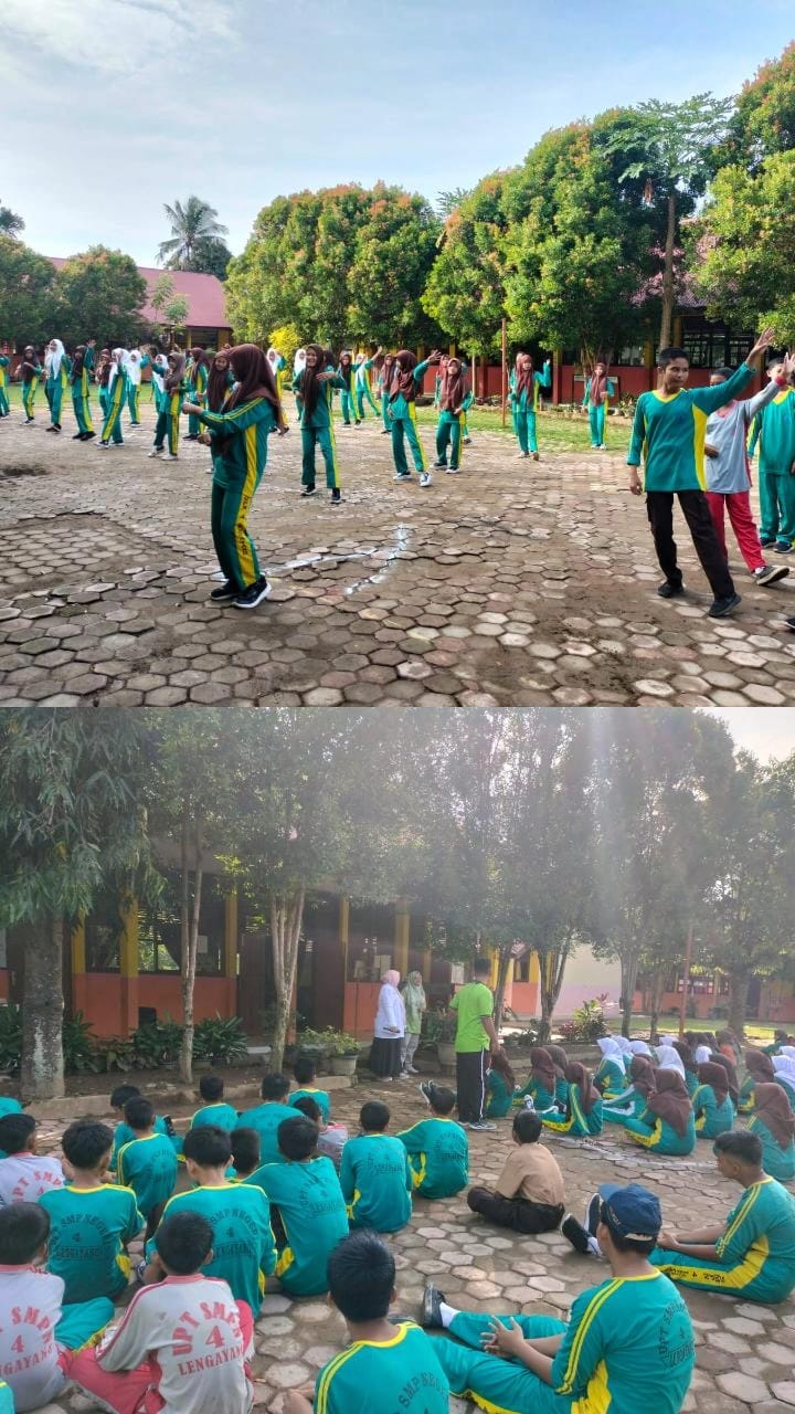  KEGIATAN  AKSI BERGIZI DI SMPN 04 LENGAYANG 