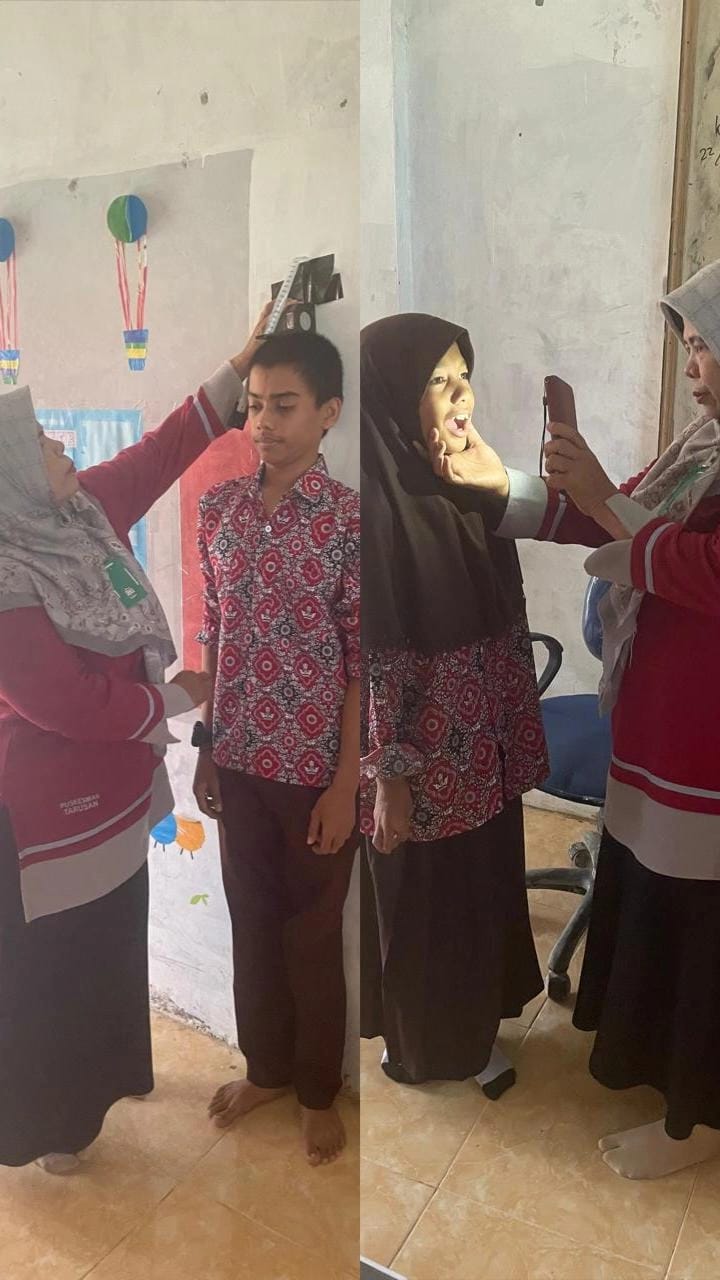 SKRINING KESEHATAN ANAK SEKOLAH  DI SDLB  BiNAR WILAYAH KERJA PUSKESMAS TARUSAN