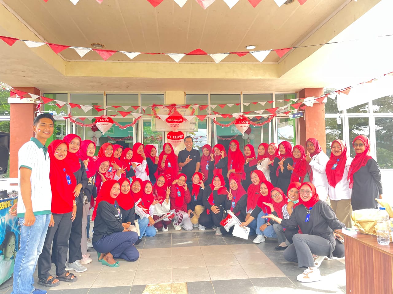 GEBYAR PERINGATAN HUT RI KE-79 DI UPT PUSKESMAS RAHUL