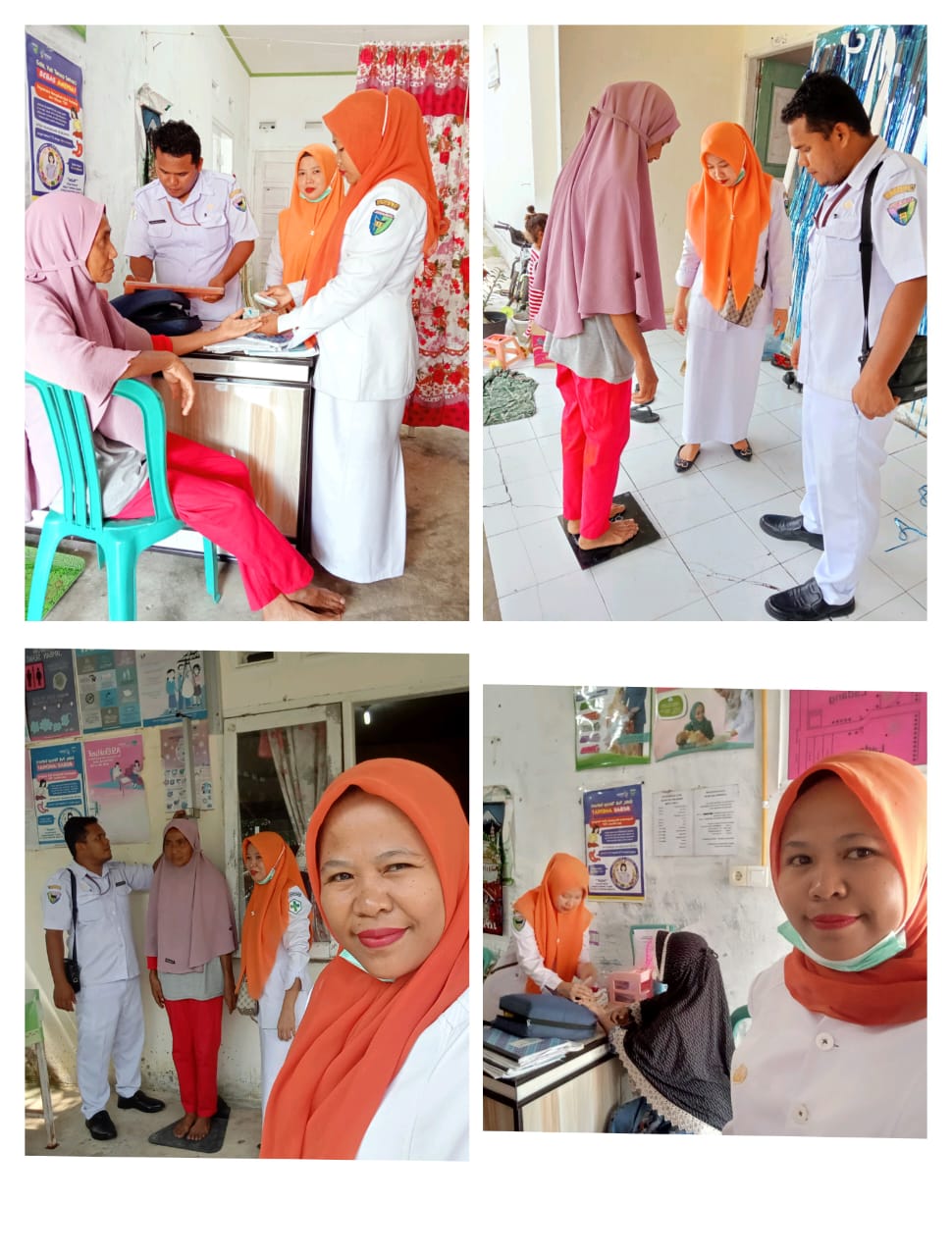 Program PTM melaksanakan Skrining Usia Produktif di Nagari Pulau Rajo inderapura.