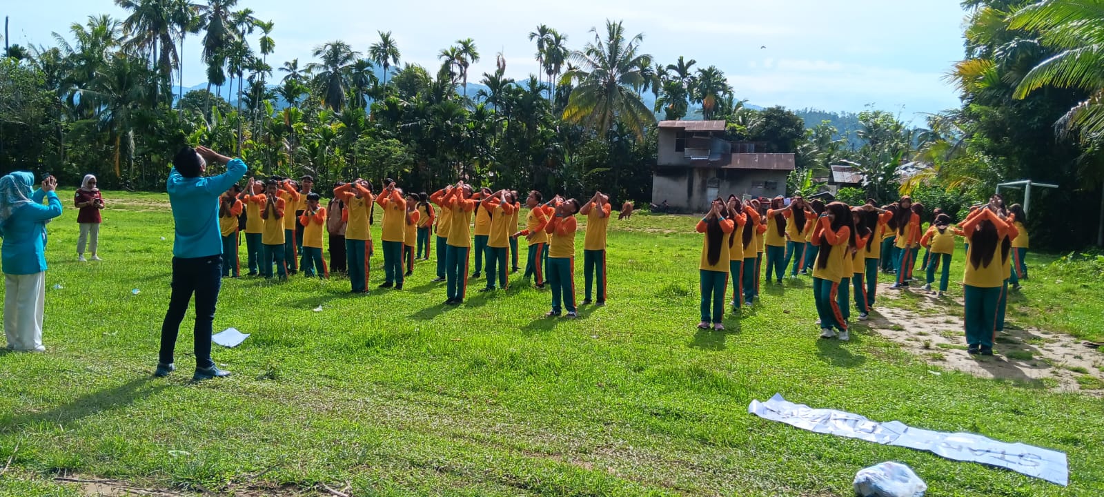 PELAKSANAAN PEMERIKSAAN KEBUGARAN DI SMP 2 BATANG KAPAS