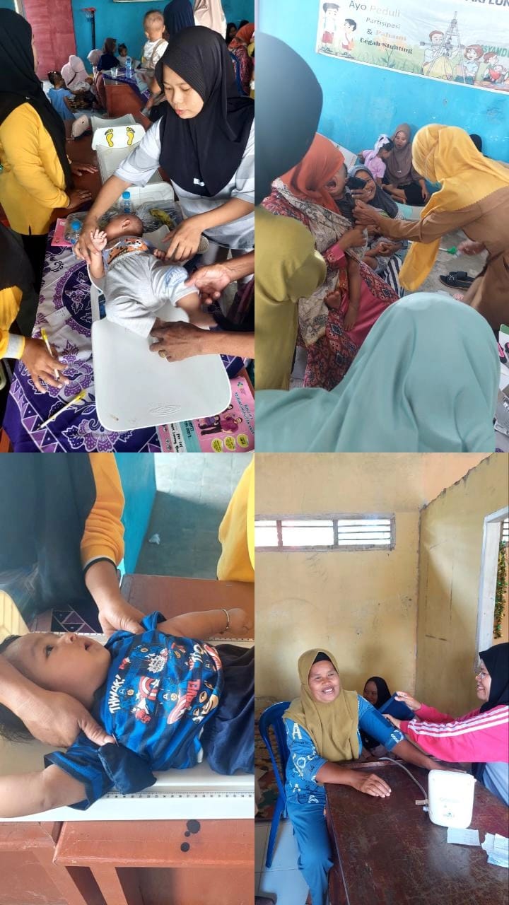 KUNJUNGAN KASI PROMKES  DINKES KAB.PESSEL DAN TIM KE POSYANDU TER- INTEGRASI LAYANAN PRIMER (ILP)