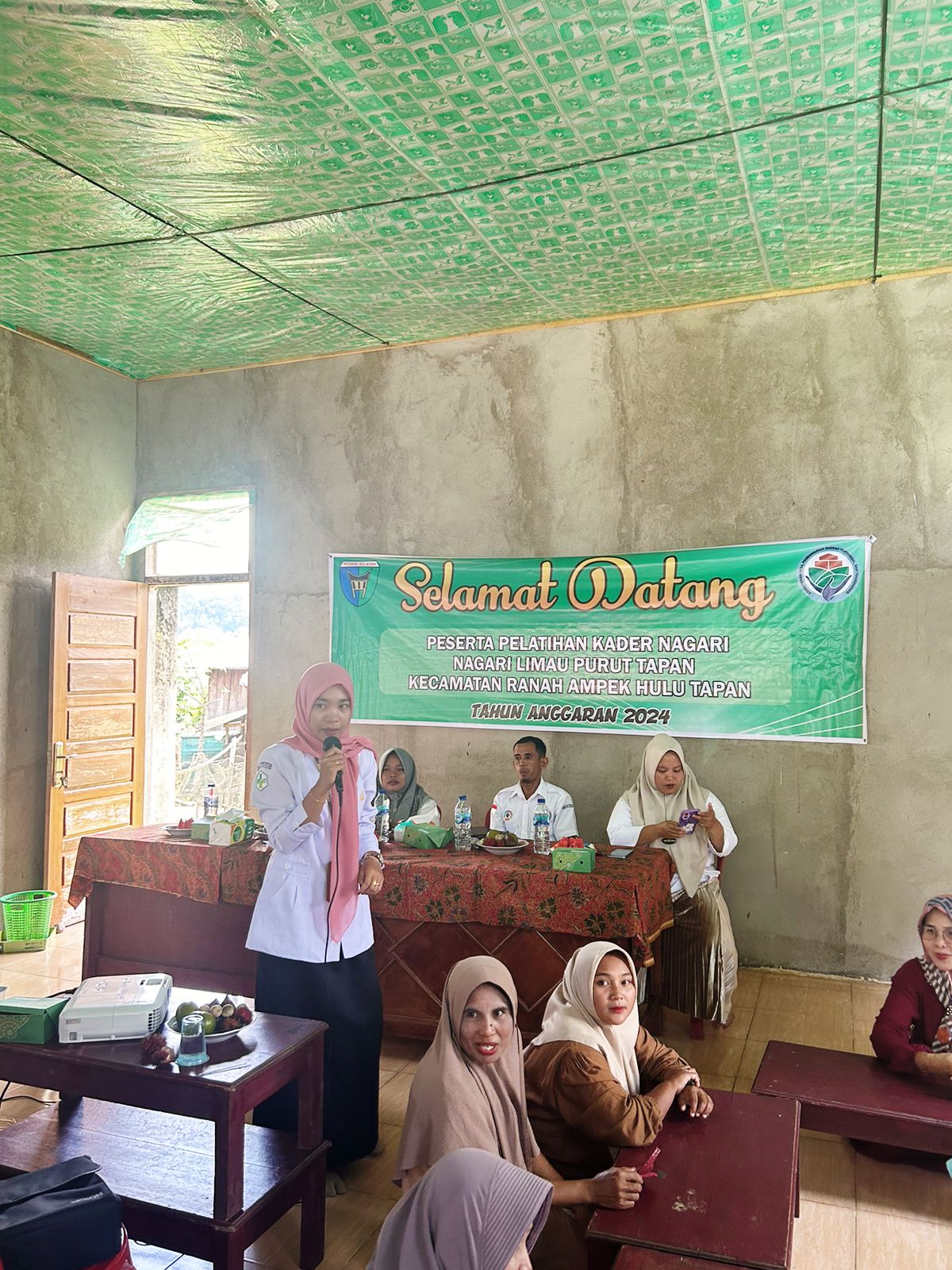 Hari pertama Pelatihan Kader Nagari di Nagari Limau Purut