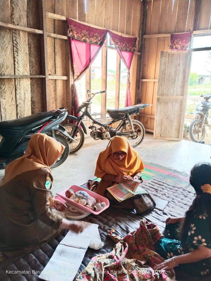 Kunjungan Bayi Baru Lahir dan Ibu Nifas Nagari Dusun Baru wilayah kerja UPT Puskesmas Tapan