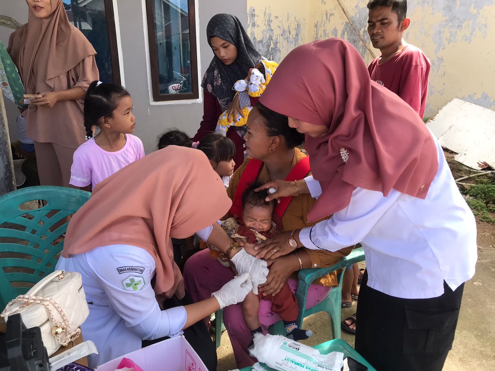 Pelaksanaan Posyandu Mawar Kenagarian  Cerocok Anau  Wilayah Kerja Puskesmas Tarusan