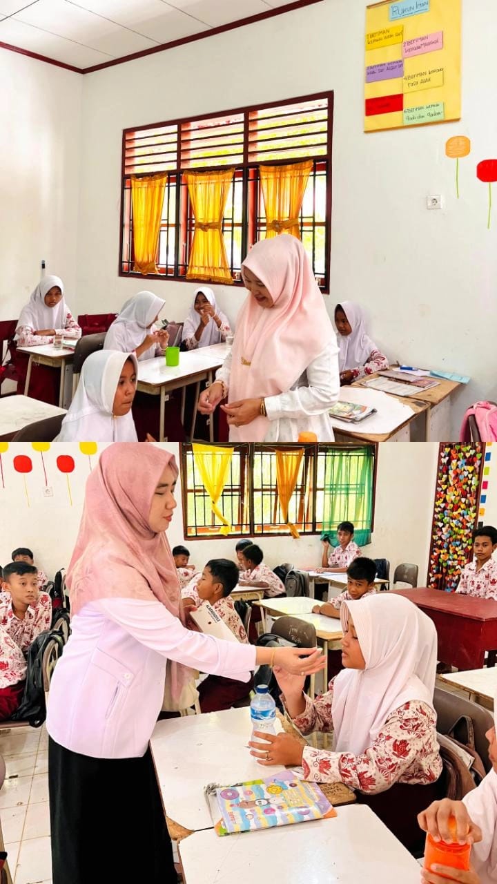 Pelaksanaan Pemberian Obat Pencegahan Massal (POPM) Puskemas AirPura