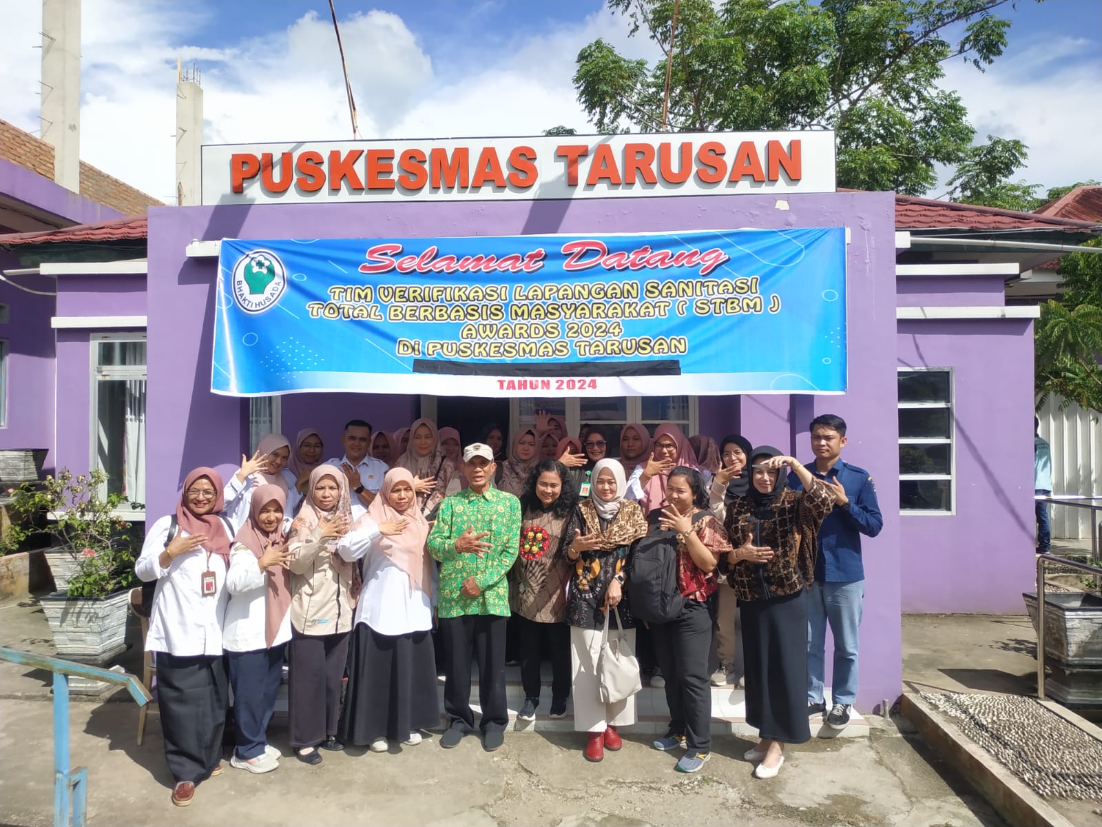 VERIFIKASI LAPANGAN PENILAIAN STBM AWARD KEMENTERIAN KESEHATAN KE KABUPATEN PESISIR SELATAN