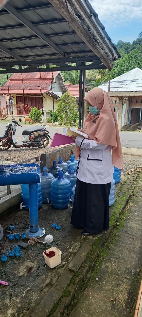 Inspeksi Kesehatan Lingkungan TPP di Nagari Limau Purut