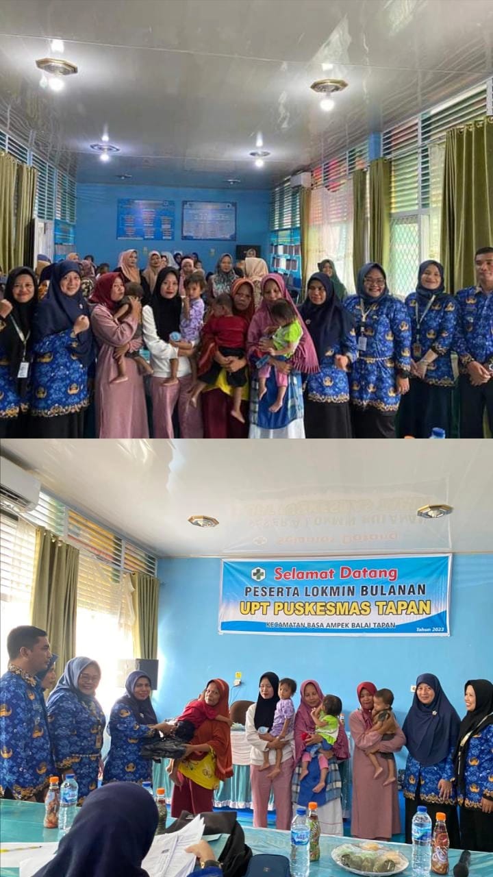  Penyerahan Bantuan PMT ( Pemberian Makan Tambahan ) Balita Stunting di UPT Puskesmas Tapan