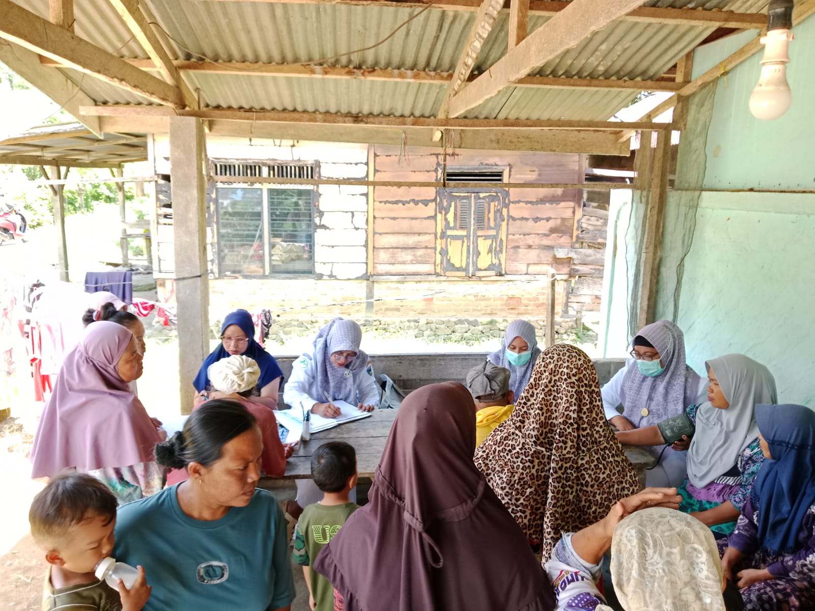  Giat Kegiatan Pos UKK(Upaya Kesehatan Kerja) di Kampung Pulai Wilayah Kerja Puskesmas Kambang