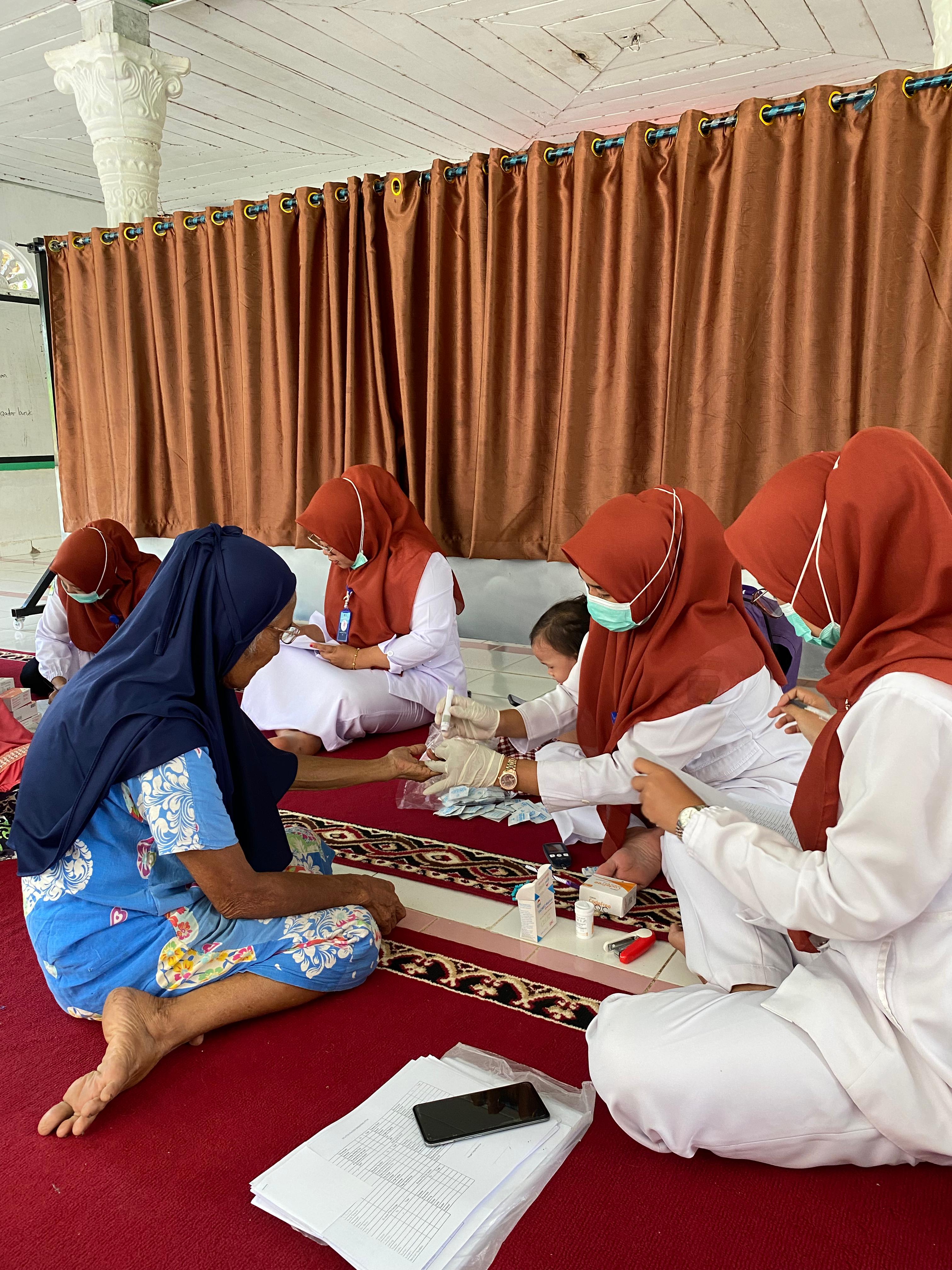   Posbindu PTM di Nagari Sungai Pinang Tapan 