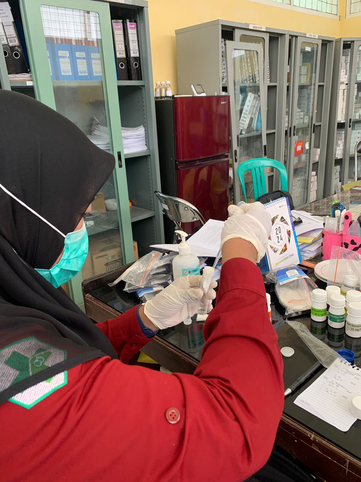 Pelaksanaan Surveilans Kualitas Air Minum Rumah Tangga (SKAMRT)